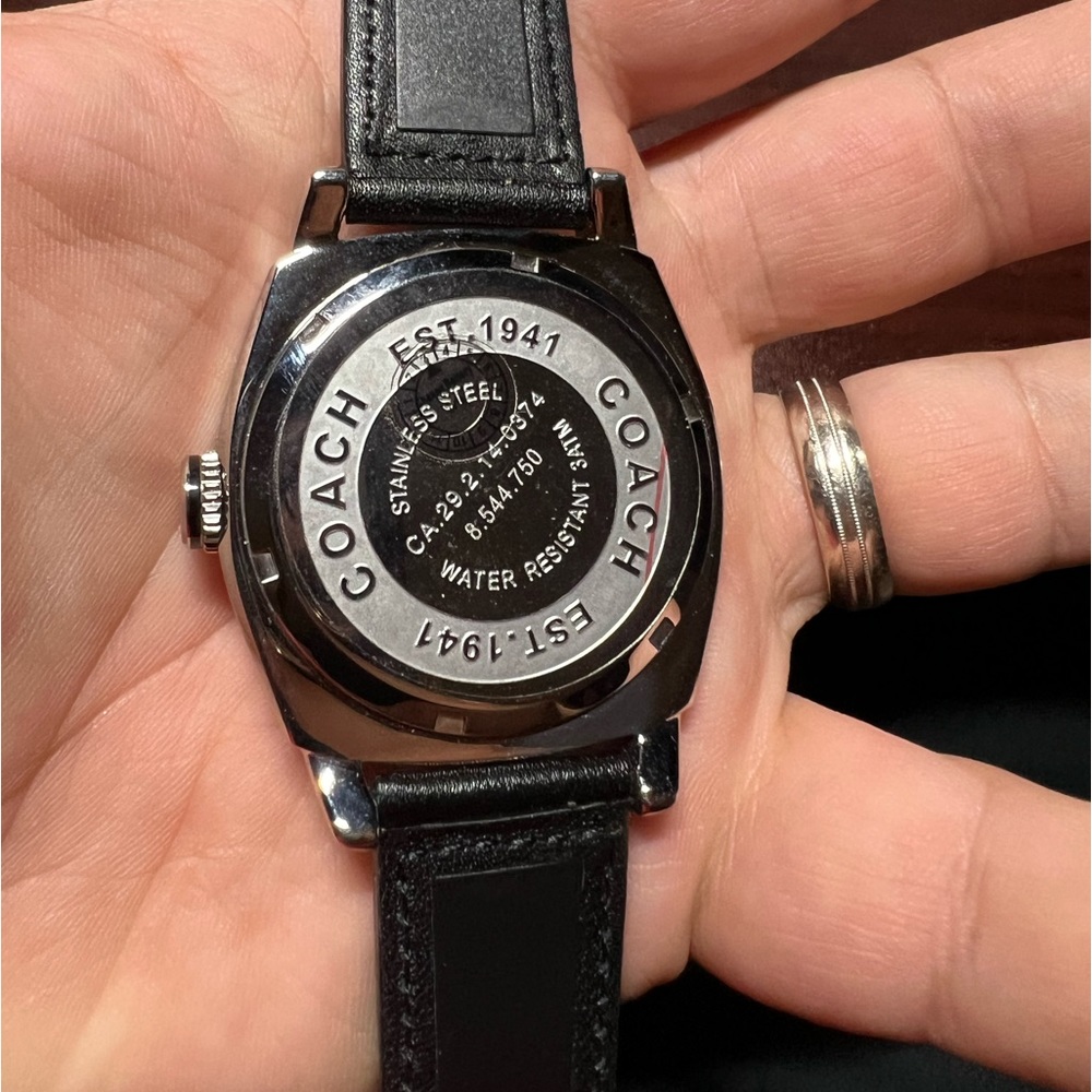 Vintage NWT Authentic Coach quartz stainless steel watch. Model:CA.29.2.14.0374 - Picture 2 of 9